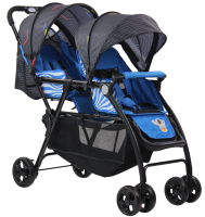Коляска детская прогулочная (2020) Vivid Plus Синий