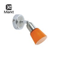 Спот Мона хром/оранжевый 1*40W Е14 220 V (504021601)