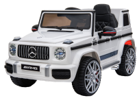 Детский электромобиль Mercedes-AMG BBH-0003 G63 (12V, колесо EVA, экокожа) (Белый)