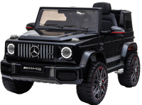 Детский электромобиль (2020) Mercedes-AMG BBH-0003 G63 (12V, колесо EVA, экокожа) Черный