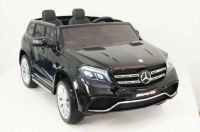 Детский электромобиль GLS63 AMG черный глянец