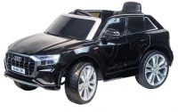 Электромобиль AUDI Q8 S890 колесо EVA, Экокожа (чёрный)