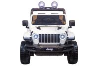 Электромобиль Джип Jeep Rubicon 4x4 (белый)