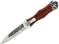 Нож складной полуавтоматический Ножемир Чёткий Расклад Вавилон A-163