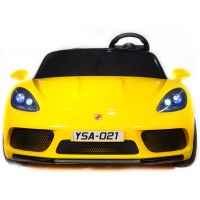 Электромобиль Porsche Cayman 24V (жёлтый краска)