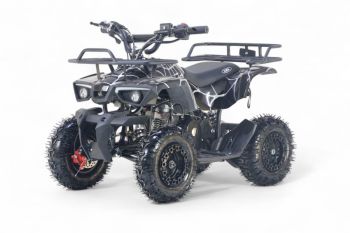 Детский квадроцикл TIGER черный спайдер