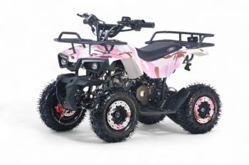 Детский квадроцикл TIGER розовый камуфляж