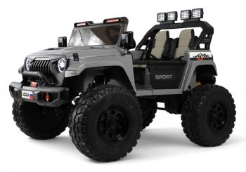 Детский электромобиль Jeep A222AA серый