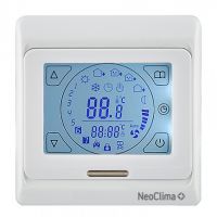 Терморегулятор NEOCLIMA встраиваемый цифровой сенсорный NCTR-33ESP