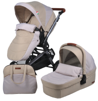 Коляска модульная 2в1 Zuma Duo Comfort (ZDC-13 Бежевый)