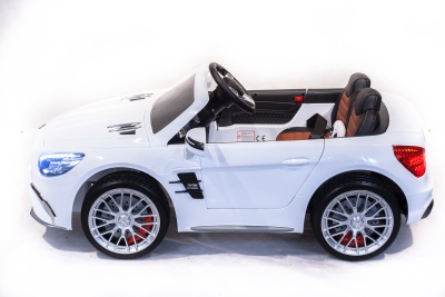 Электромобиль Mercedes-Benz SL65 (белый)