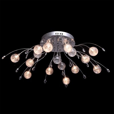 Люстра (пульт) Амелия 16*2,5W G4 LED 220 V (360014116)