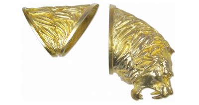 Комплект латунный больстер и тыльник для рукояти ножа Литьё М - 12л