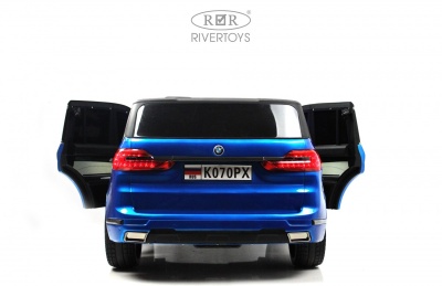 Детский электромобиль K070PX синий глянец
