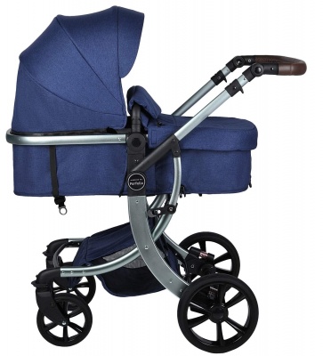 Коляска трансформер Aimile Original (New Silver) 608L (Синий)