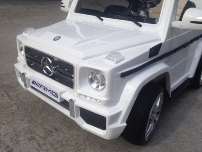Детский электромобиль Мercedes-Benz G65 белый
