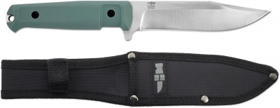 Нож туристический цельнометаллический Ножемир АК H-190AK с ножнами из кордуры