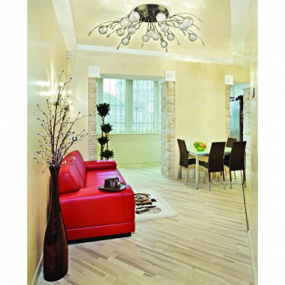 Люстра (пульт) Амелия 16*2,5W G4 LED 220 V (360014116)