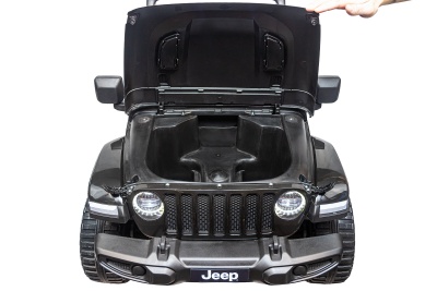Электромобиль Джип Jeep Rubicon 4x4 (чёрный)
