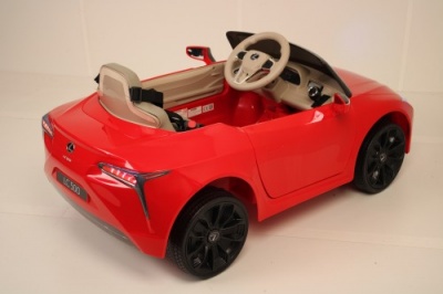 Детский электромобиль Lexus LC 500 (JE1618) красный