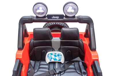 Электромобиль Джип Jeep Rubicon 4x4 (красный)