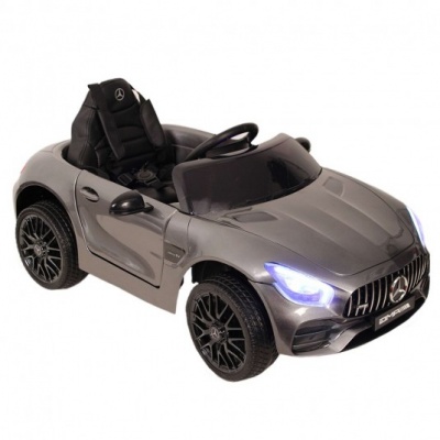Детский электромобиль Mercedes-Benz GT (O008OO) серебристый глянец