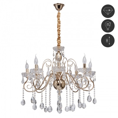 Люстра Адель 8*40W E14 220 V (373011308)