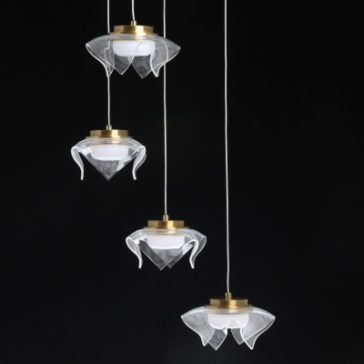 722012205 Ауксис 5*12W LED 220 V люстра