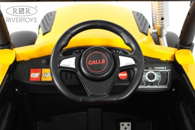 Детский электромобиль B222CP желтый