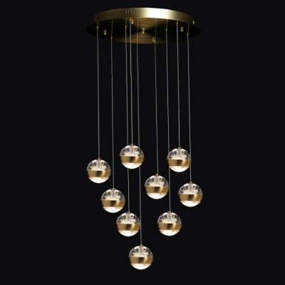 Люстра (пульт) Капелия 9*6W LED 220 V (730010809)