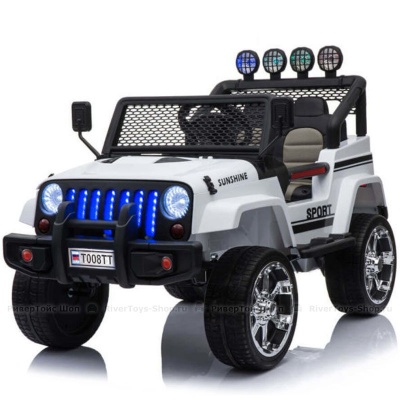Детский электромобиль Jeep T008TT (4х4) белый