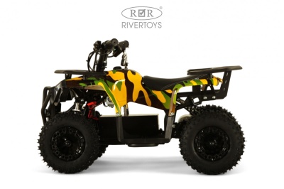 Детский электроквадроцикл MIKA желтый камуфляж