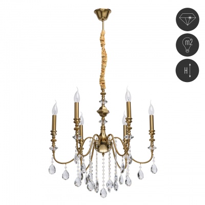 Люстра Консуэло 6*40W E14 220 V (614012506)