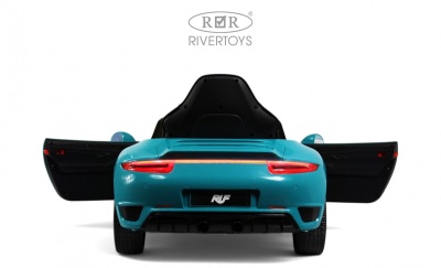 Детский электромобиль Porsche 911 RUF (A444AA) синий
