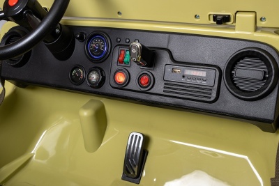 Электромобиль Jeep Willys YKE 4137 4x4 (песочный)