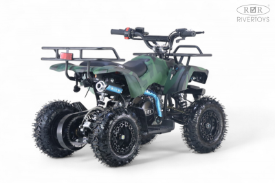 Детский квадроцикл TIGER зеленый камуфляж