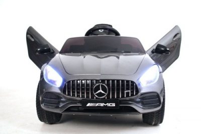 Детский электромобиль Mercedes-Benz GT (O008OO) серебристый глянец