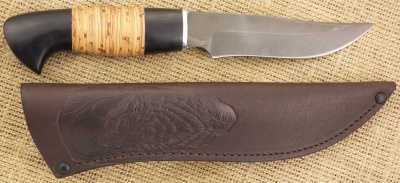 Нож нескладной булатная сталь Ножемир Россия ЖИГАН (6129)б