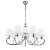 684013107 Федерика 7*40W E14 220 V люстра