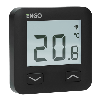 Терморегулятор, черный ENGO (E10-B)