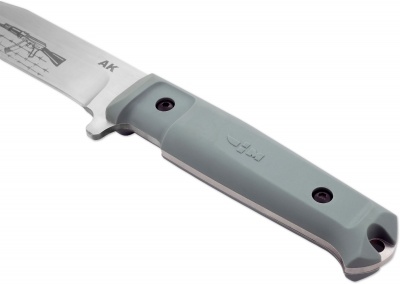 Нож туристический цельнометаллический Ножемир АК H-190AK с ножнами из кордуры