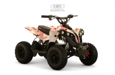 Детский электроквадроцикл MARK розовый камуфляж