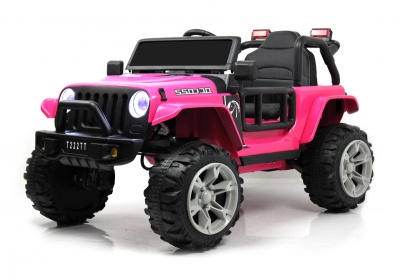 Детский электромобиль T222TT 4WD розовый