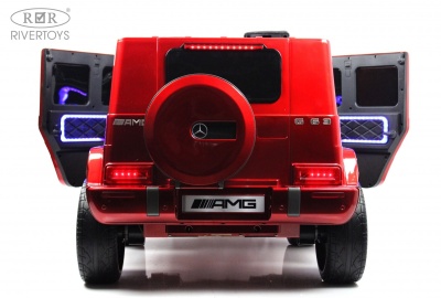 Детский электромобиль Mercedes-AMG G63 (G111GG) красный глянец