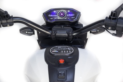 Электромобиль Moto sport (DLS01) (белый)
