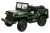 Электромобиль Jeep Willys YKE 4137 4x4 (армия зелёный)