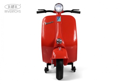 Детский электроскутер VESPA (M888MM) красный