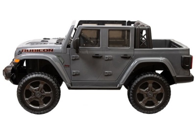 Электромобиль Джип Jeep Rubicon 6768R (серый)
