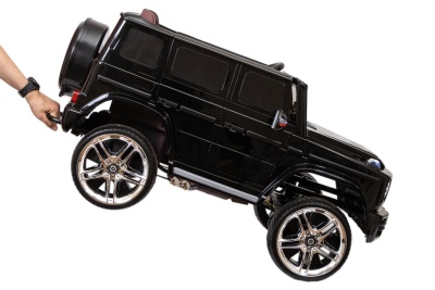 Электромобиль Mercedes-Benz G63 (высокая дверь) 4x4 (чёрный краска)