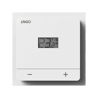 Рамка для терморегуляторов EASY/E20, белая ENGO (BEZEL-W)